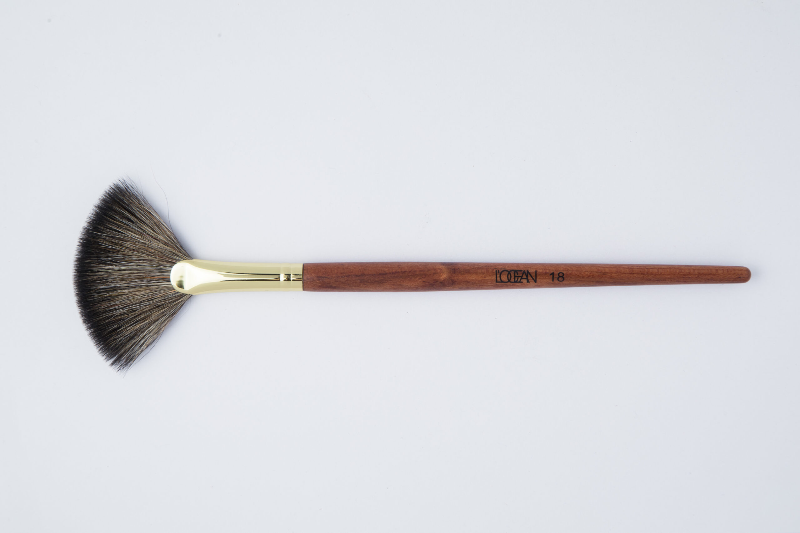 LOCEAN Professional Fan Brush №18